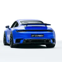 PORSCHE 911 (992) TURBO S CARBON FIBRE DIFFUSER - CT DESIGN - Image 4