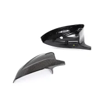 AUDI A3 S3 RS3 8V CARBON FIBRE MIRROR COVERS V2 - WITHOUT LANE ASSIST - Image 3
