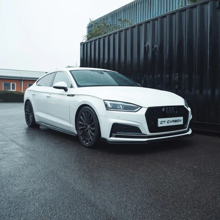 AUDI A5/S5 B9 2016-2019 GLOSS BLACK SPLITTER - Image 2