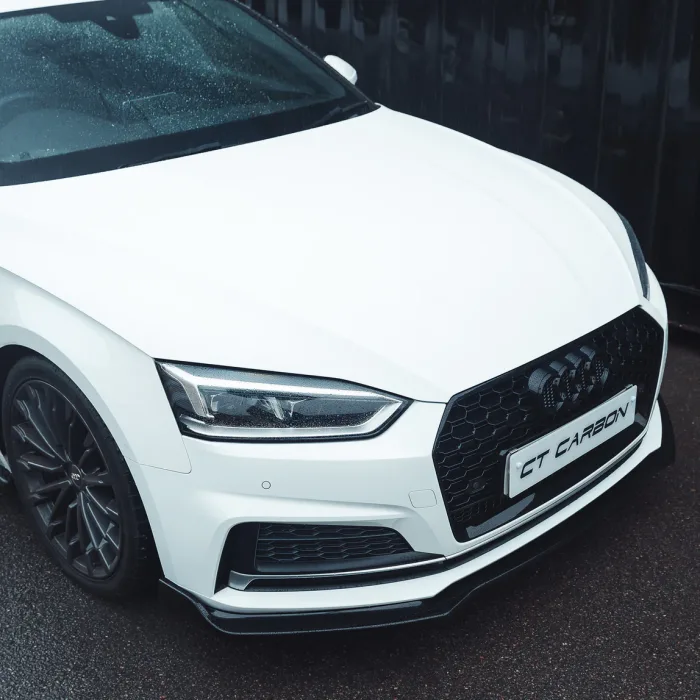 AUDI A5/S5 B9 2016-2019 GLOSS BLACK SPLITTER - Image 3