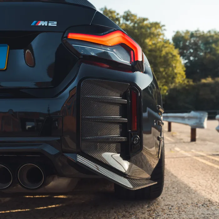 BMW G87 M2 CARBON FIBRE REAR BUMPER TRIM - Image 4