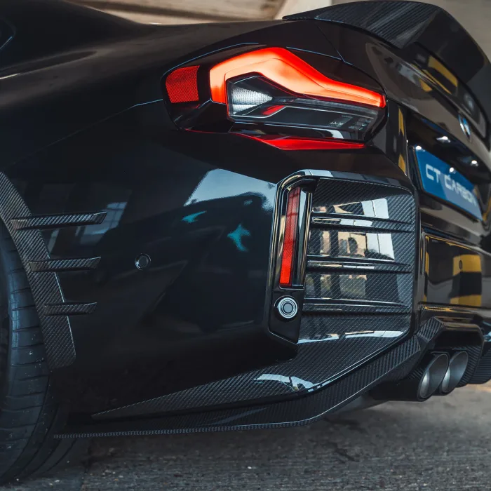 BMW G87 M2 CARBON FIBRE REAR BUMPER TRIM - Image 2