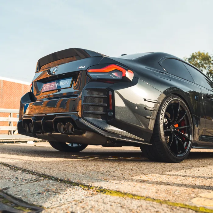 BMW G87 M2 CARBON FIBRE REAR BUMPER CORNERS - CT DESIGN - Image 5