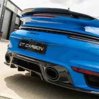 PORSCHE 911 (992) TURBO S CARBON FIBRE DIFFUSER - CT DESIGN - Image 2