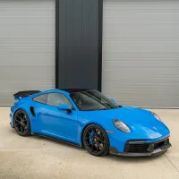 PORSCHE 911 (992) TURBO S CARBON FIBRE SIDE SKIRTS - CT DESIGN