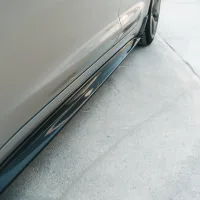 TESLA MODEL 3 CARBON FIBRE SIDE SKIRTS - V STYLE - Image 2