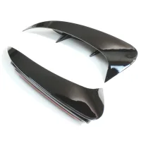 MERCEDES A-CLASS A35 V177 GLOSS BLACK REAR BUMPER CORNERS