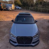 AUDI A3 S-LINE & S3 FACELIFT SALOON 8V CARBON FIBRE SPLITTER - Image 3